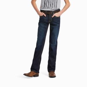 Kids' Ariat B5 Slim Esteban Skinny Jeans Blue Wash | RJIG-39740