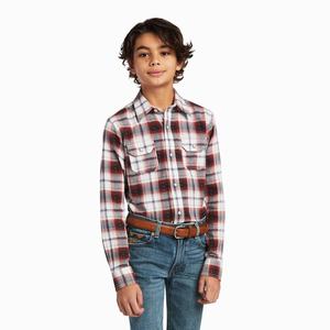 Kids' Ariat Hayne Retro Fit Shirts Light Yellow | DETR-40267