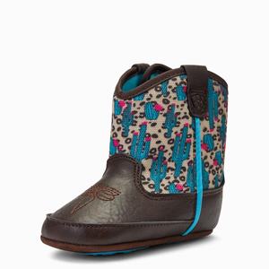 Kids' Ariat Infant Lil' Stompers Sonora Western Boots Brown | ZNIP-19624