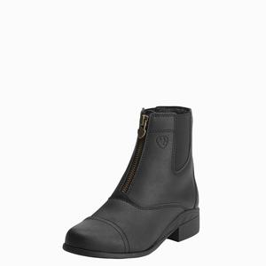 Kids' Ariat Kids' Scout Zip Paddock Riding Boots Black | UKBO-53194