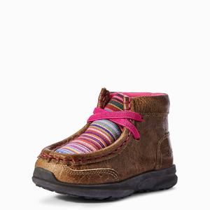 Kids' Ariat Lil' Stompers Aurora Spitfire Casual Shoes Brown | QKFB-81976