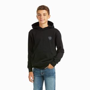 Kids' Ariat Patriot 2.0 Hoodie Black / Grey | LZGV-62407