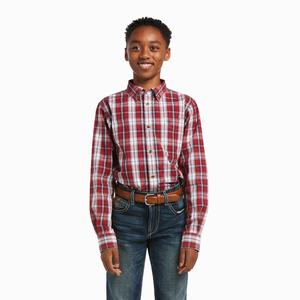 Kids' Ariat Pro Series Bastian Classic Fit Shirts Multicolor | BLKF-35968