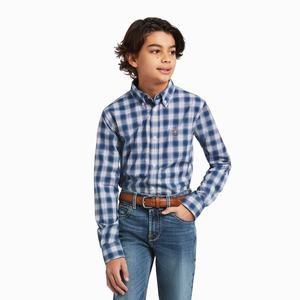 Kids' Ariat Pro Series Taj Classic Fit Shirts Multicolor | YGFN-75614