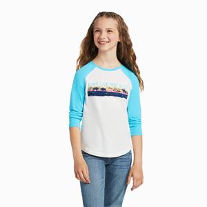 Kids' Ariat REAL Long Live Polo Shirts Multicolor | GLKZ-25836