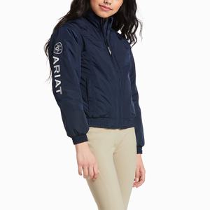 Kids' Ariat Stable Insulated Riding Pants Navy | VBGY-28754