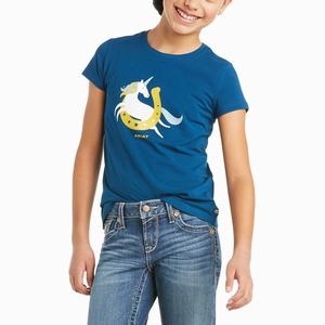 Kids' Ariat Unicorn Moon Riding Pants Blue | YCEJ-75234