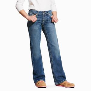 Kids' Ariat Whipstitch Cut Skinny Jeans Multicolor | QMGK-75134