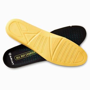 Men's Ariat All Day Cushioning Round Toe Insoles Black | IKLS-87639
