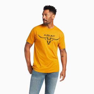 Men's Ariat Bred in the USA Polo Shirts Multicolor | MOAW-93268