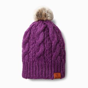 Men's Ariat Cable Hats Royal Purple | SIXB-59283