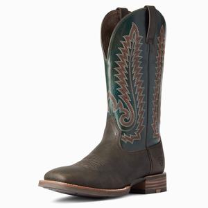 Men's Ariat Creston Western Boots Brown | LETH-95812
