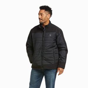 Men's Ariat Elevation Insulated Jackets Black | AHES-72965