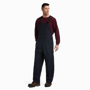 Men's Ariat FR Insulated Overall 2.0 Pants Navy | AFNS-83076