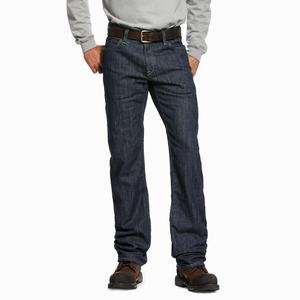 Men's Ariat FR M4 Low Rise Armor Stretch Cut Straight-Fit Jeans Multicolor | OVWC-78469