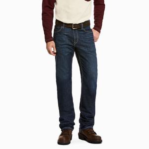 Men's Ariat FR M4 Relaxed DuraStretch Lineup Straight-Fit Jeans Platinum | TGID-69304