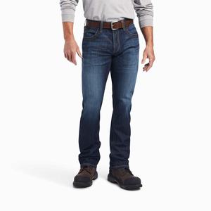 Men's Ariat FR M5 DuraLight Stretch Basic Leg Straight-Fit Jeans Multicolor | XGTU-14069