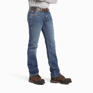 Men's Ariat FR M7 Slim DuraStretch Adkins Straight-Fit Jeans Multicolor | EQSH-16579