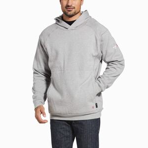 Men's Ariat FR Rev Shirts Silver | YZHD-27140