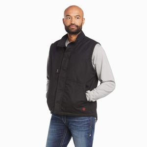 Men's Ariat FR Workhorse Insulated Jackets Black | NEBX-95203