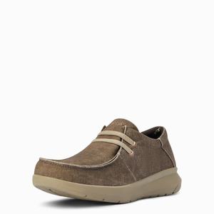 Men's Ariat Hilo Stretch Sneakers Brown | YZCF-89150