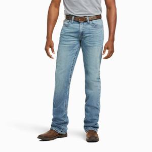 Men's Ariat M4 Low Rise Stretch Edwards Stackable Bootcut Pants Multicolor | IUOQ-54362