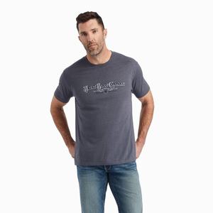 Men's Ariat Masthead Polo Shirts Titanium | KOQA-92475