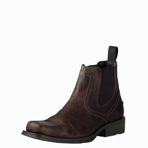 Men's Ariat Midtown Rambler Dress Boots Brown | GVCJ-60814