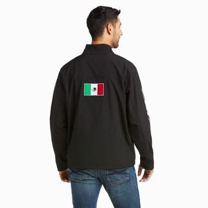 Men's Ariat New Team Softshell MEXICO Riding Pants Black | LEOM-85013
