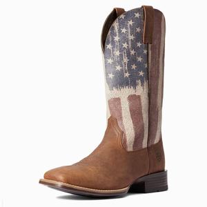 Men's Ariat Patriot Ultra Western Boots Multicolor | ZSBG-28345