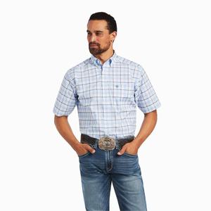Men's Ariat Pro Series Finnick Stretch Classic Fit Shirts Multicolor | ZFAT-37291
