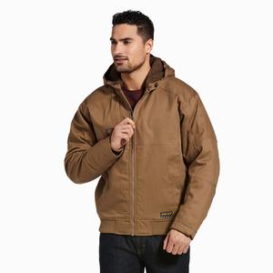Men's Ariat Rebar DuraCanvas Jackets Khaki | JHDW-08134