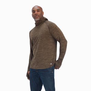 Men's Ariat Rebar Gridwork Balaclava Polo Shirts Multicolor | MZQB-41207