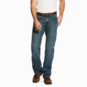 Men's Ariat Rebar M4 Relaxed DuraStretch Basic Cut Skinny Jeans Multicolor | WHJT-21607