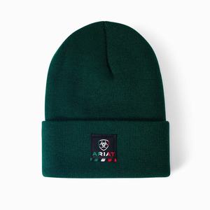 Men's Ariat Rebar Mexican Flag Patch Hats Green | LIRM-51064