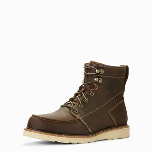 Men's Ariat Recon Lace Dress Boots Brown | PVKL-42971