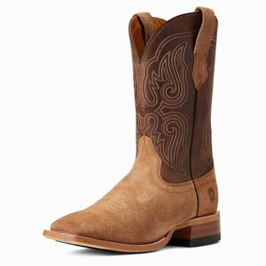 Men's Ariat Relentless Sic 'Em Western Boots Brown | CPON-95174
