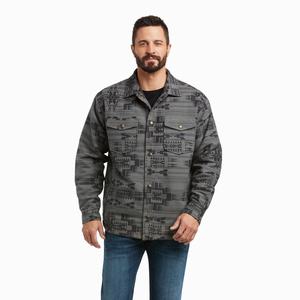 Men's Ariat Retro Halderman Insulated Jackets Dark Grey | KGFT-89604