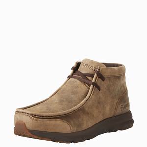 Men's Ariat Spitfire Sneakers Brown | DSCL-48506