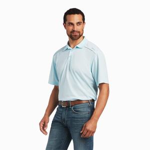 Men's Ariat TEK 2.0 Polo Shirts Multicolor | PFJY-80513