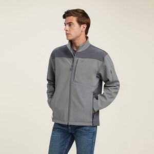 Men's Ariat Vernon 2.0 Softshell Jackets Grey | WTXG-38275