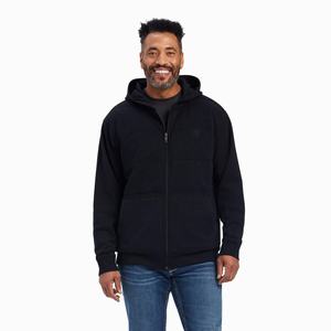 Men's Ariat Zephyr Hybrid Jackets Black | VLKX-87264