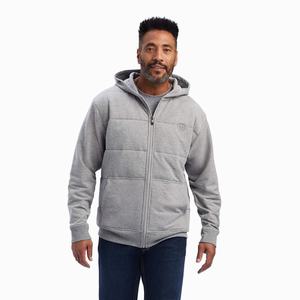 Men's Ariat Zephyr Hybrid Jackets Grey | LNSD-18435