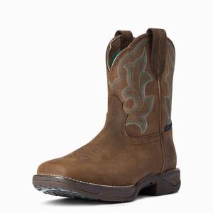 Women's Ariat Anthem II Waterproof Waterproof Boots Brown | EUFL-48516