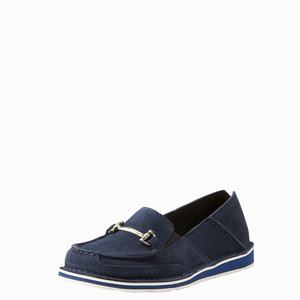 Women's Ariat Bit Cruiser Sneakers Navy | ULDP-04691