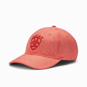 Women's Ariat Center Shield Logo Hats Orange | EFQG-94638