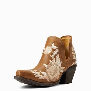 Women's Ariat Encore Rose Dress Boots Brown | VBIG-79362