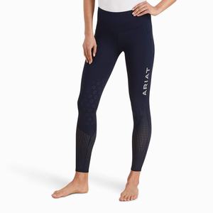 Women's Ariat Eos Knee Patch Pants Navy | IYCK-38512