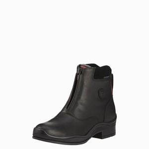Women's Ariat Extreme Zip Paddock Waterproof Insulated Paddock Waterproof Boots Black | AULO-52398