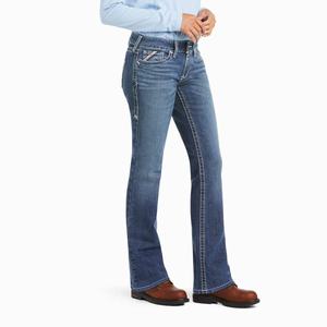 Women's Ariat FR DuraStretch Entwined Cut Jeans Multicolor | YPKJ-06519